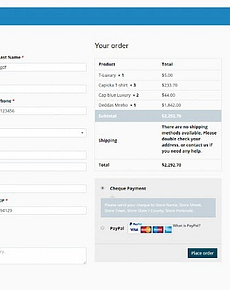 OXYGEN – 2-spaltiger Woocommerce Checkout